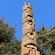 A totem pole in Sitka National Historical Park